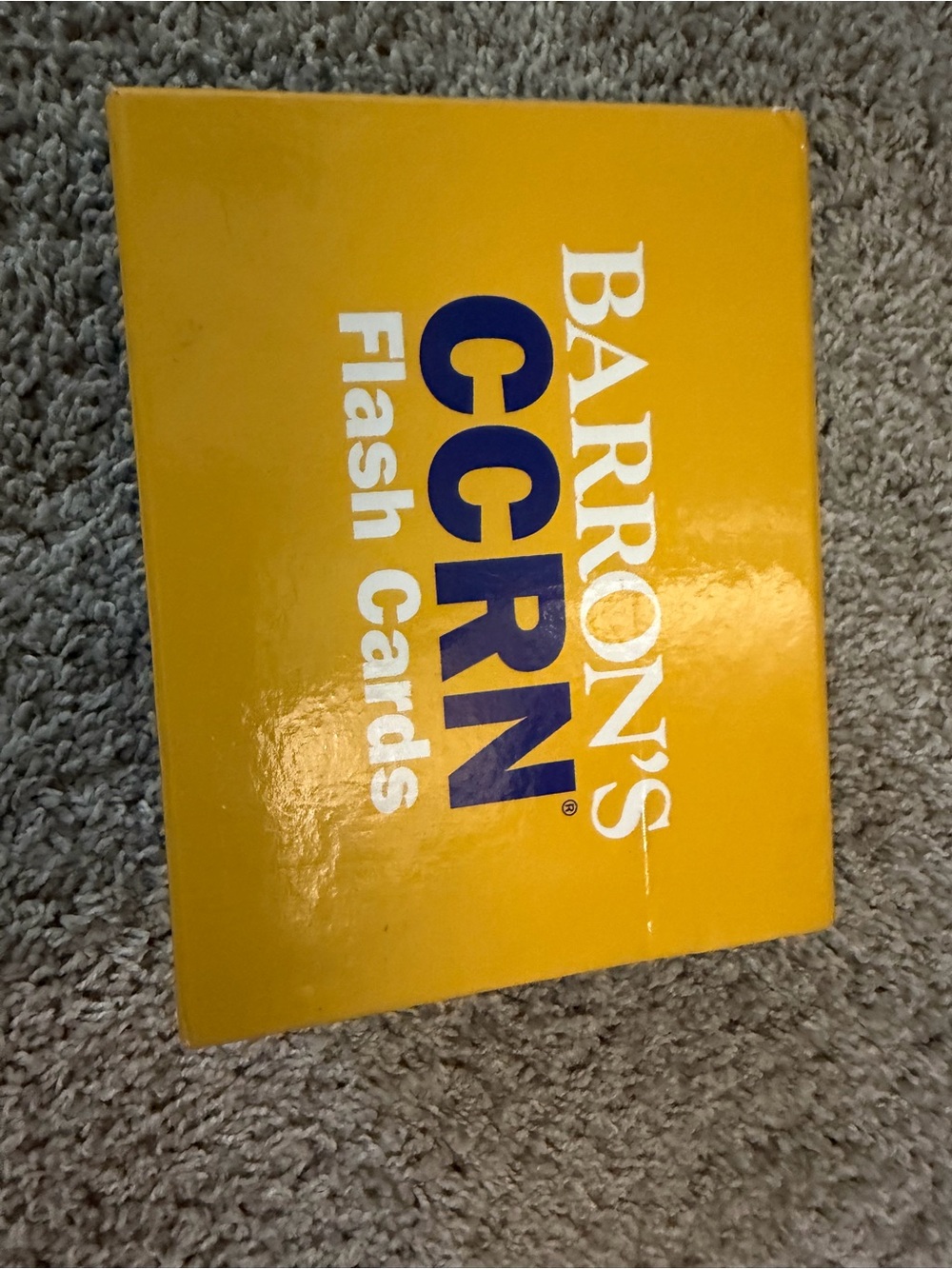 CCRN Flash Cards - Yellow & Blue - Picture 2 of 3